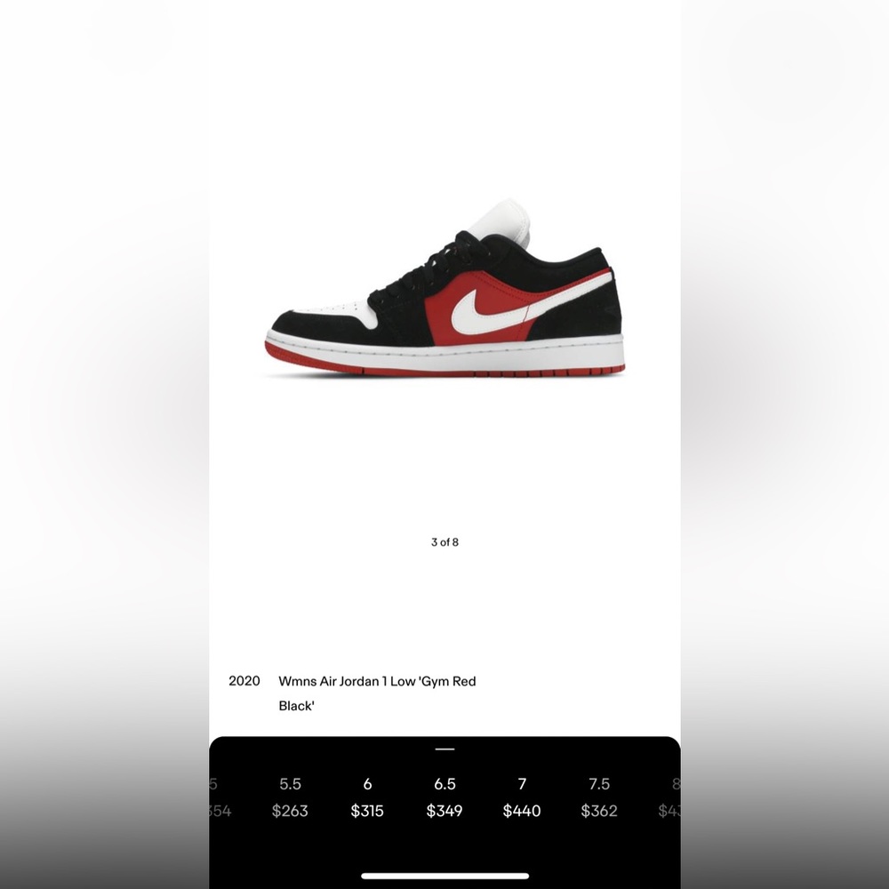 Women’s Air Jordan 1 low Gym Red